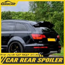 For 2006--2015 Audi Q7 SQ7 GEN 1 ABT Style High Quality FRP Material Real Carbon Fiber Roof Spoiler Trunk Boot Wing Spoiler