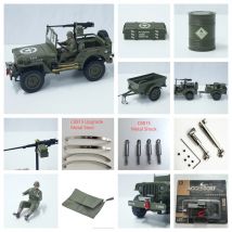 JJRC C8815 części części zamienne przyczepa żołnierz wciągarka baldachim metalowe CVD oryginalne akcesoria do C8815 RC akcesoria do modernizacji samochodu