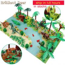 Nuovo Jurassic Dinosaur World Tree Forest Animal Action Figures Building Blocks Compatibile Città FAI DA TE MOC Mattoni Giocattoli Per Bambini