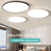 Plafoniera a LED ultrasottile AC85-265V Lampada da bagno per interni Pannello a soffitto a LED per soggiorno Camera da letto Lampada da soffitto a LED antipolvere