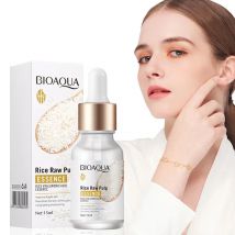 BIOAQUA Essenza di Riso Acido Ialuronico Essenza per il Viso Nutriente Idratante Sbiancante Siero Antirughe Cura della Pelle del Viso