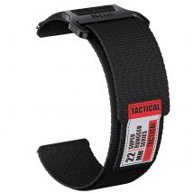 Cinturino per orologio in nylon da 20 mm 22 mm 24 mm per Garmin Samsung Huawei