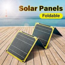 ETFE-Solarpanel, 30 W, 40 W, leistungsstarkes, monokristallines, wasserdichtes, faltbares Außenzellen-Ladegerät für Reisen von Mobiltelefonen