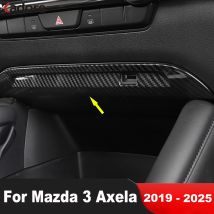 Für Mazda 3 Axela BP 2019-2021 2022 2023 2024 2025 Carbon Auto Zigarette Leichter USB Port Panel abdeckung Trim Innen Zubehör