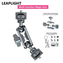 LEAPLIGHT Upgrae Metall Magic Arm W Doppelkugelkopf 360 1/4 Zoll Schraube Verlängern Halterung für DSLR Kamera Monitor Video Mic Licht Stativ