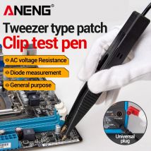 Klipsowy tester, długopis, SMD, multimetr, sonda, pęseta, patch do testowania pojemności, indukcyjności, rezystorów, komponentów chipowych, elektryczne narzędzia testowe.