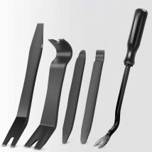 Universelles Werkzeugset zum Abnehmen der Autoreparatur, 5-teiliges Trim-Entfernungswerkzeug für Auto-Clip-Panel und Audio-Armaturenbrett, zerlegbar, kratzfrei
