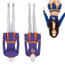 Jennifer Check Cheerleader Cosplay Kostüm DK High School Lila Uniform Top Rock Cheerleading Anzug