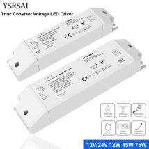 AC 220V zu DC 12V 24V Digitaler Dimm-Triac-Power-Treiber Triac-LED-Treiber Dimmbar Konstantspannung 12W 40W 75W für LED-Licht