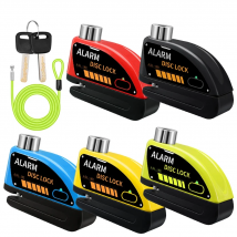 Nuova bici moto allarme freno a disco blocco 120dB ricaricabile bicicletta moto sistema di allarme antifurto accessori moto