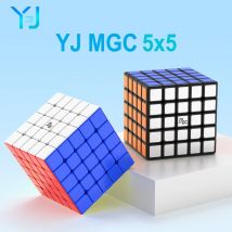 YJ MGC 5x5 M Magnetischer Magic Speed Cube Stickerless Professional Fidget MGC 5M Spielzeug Cubo Magico Puzzle MGC 5M