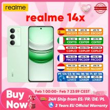 Realme 14x Smartphone Dimensity 6300 5G 6,67 ''120Hz Pantalla de comodidad ocular 5000mAh Batería 50MP Al Cámara Versión global