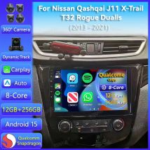 Android 15 Carplay Auto Radio Für Nissan Qashqai J11 X-Trail Xtrail T32 Rogue Dualis 2013 - 2021 Navigation spieler Auto Stereo BT
