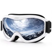 MAXJULI Skibrille für Männer und Frauen, Winter-Schnee-Sportbrille mit Antibeschlag, Doppellinse, Maske, Brille, Snowboard, Schneemobil, BBS