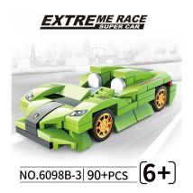 Kinder Kreative Montage Gebäude Spielzeug Militär Tank Stadt Racing Auto Elektrische Bus Modell Junge Urlaub Geschenk