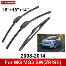 1/2/3/4/6PCS Auto Wischer Für MG MG3 SW(ZR/SE) 2008-2014 Vorne Hinten Wischer Klingen Pinsel Auto Zubehör 2010 2011 2012 2013 2014