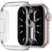 Displayschutzfolie für Apple Watch-Gehäuse 45 mm, 41 mm, 44 mm, 40 mm, 42 mm, 38 mm, vollständige TPU-Stoßstangenabdeckung, Zubehör, iWatch-Serie 9 8 7 SE 6 3