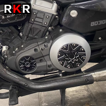 Motorrad Riemen Antriebsabdeckung Elektromagnetischer Zylinder CNC Motorschutz Dekoration Abdeckung für BENDA BD300 ROCK 250 ROCK 300 ROCK 300
