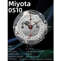 Nuovo movimento dell'orologio originale Miyota 0S10 OS10 Parti dell'orologio con movimento automatico al quarzo originale