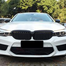 Magickit Front Kidney Grille for BMW 5-Series G30 G31 540i 520i 530e M550i Racing Bumper Grills Grille Mesh 2017 2018 2019 2020