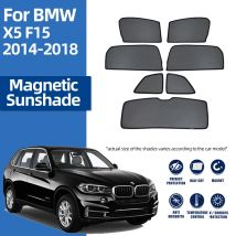 For BMW X5 F15 F85 2013-2018 F 15 Magnetic Car Sunshade Shield Front Windshield Curtain Rear Side Baby Window Sun Shade Visor