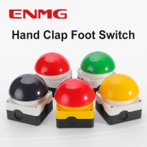 ENMG 1NO Fuß-/Handklappenschalter IP65 EFAK Pilzkopf Not-Aus-Drucktastenschalter Selbstsichernder selbstrückstellender Anti-Sho
