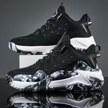 Herren-Basketballschuhe, atmungsaktiv, dämpfend, rutschfest, tragbar, Laufschuhe, Fitnessstudio, Training, sportliche Basketball-Sneaker für Damen