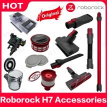 Roborock H7 Staubbox HEPA-Filter Verlängerungsstange LückeElektrische Milbenentfernungsbürste Bodenbürste Schläuche Wassertank Auslöseschalter Ersatz
