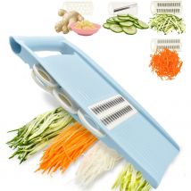 5 in1 Affettatrice per frutta e verdura Manuale multifunzionale Grattugia per alimenti Taglierina per patate Chopper per uso domestico Cucina Veggie Dicer Gadget