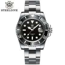 SD1953 gorąca sprzedaży ceramiczna ramka szkiełka zegarka 41mm Steeldive 30ATM wodoodporny NH35 automatyczny męski zegarek nurkowy Reloj