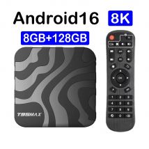 YOZHIXU T95 Max Smart TV Box Allwinner H618 Wifi6 5G Android 16 reproductor multimedia 8K Video 4K BT6.0 8GB 128GB decodificador muy rápido