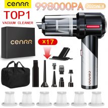 CENRR Aspirapolvere portatile per auto Mini 998000 PA Potente aspirapolvere senza fili per elettrodomestici, soffiante portatile, pulitore per auto