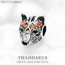 Beads Fox New 925 Sterling Silver Karma Charm Vintage Jewelry Accessories Gift For Women & Men