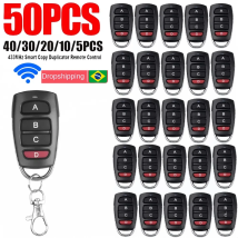 5-50PCS 433MHz Kopie Fernbedienung Elektrische Garage Türöffner Wireless Controller Duplizierer Klon Klonen Code sender