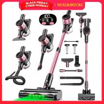 Odkurzacz bezprzewodowy, odkurzacz pionowy 10 w 1 z mocnym ssaniem, wężem, lekki odkurzacz akumulatorowy do domu