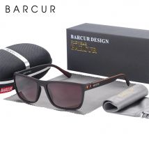 BARCUR Sport-Sonnenbrille für Herren, polarisiert, Angeln, Reisen, TR90, leicht, quadratisch, Sonnenbrille, Damen, Brillenzubehör, Oculos