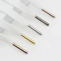 4 sztuk/zestaw 3.8x22mm bezszwowe metalowe sznurowadła końcówki wymiana naprawa pozłacane Aglets DIY zestawy tenisówek miedź srebro