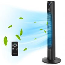 Taylor Swoden Ventilador de torre de 96 cm, 45W con mando. Temporizador 12h, 4 modos y 3 velocidades, oscilante 70°
