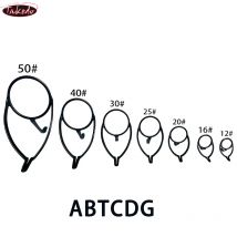 TAKEDO ABTCDG Sea Guides Rod Building Fishing Guides Ring Repair Component DIY Carp Poopper Surf  Fishing  Rod Tackle Accessory