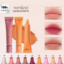 rom&nd COLOR LIP MATTE, Rossetto Opaco Effetto Mousse, Leggero e Non Seccante, Effetto Blur per le Rughe delle Labbra, Trucco di Lusso, Cosmetico Coreano