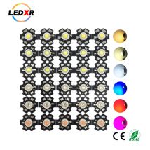 10pcs 1W 3W 5W high power red/yellow/blue/green/white/warm white/cool white/UV/full spectrum LED emission lamp + 20mm Star PCB