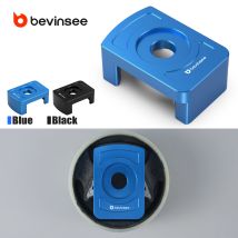 BEVINSEE Aluminium Untere Motorlagerung für VW Golf 1K/5K Limousine AJ Kombi Cabriolet Tiguan 5N Touran 1T für Audi A3 8P
