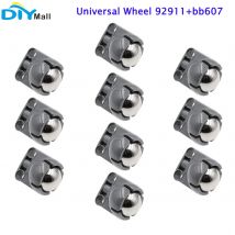 10 Stück Universalrad 92911 bb607 Edelstahlkugel Kompatibel mit Roboter EV3 6023956 4610380 99948 MOC Bausteine PF Teile