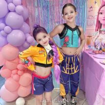 Disfraz KPDH KDPop Zoey Rumi Mira para niños, disfraz de fantasía, Cosplay de Anime Huntrix para niña, fiesta de Carnaval de Halloween