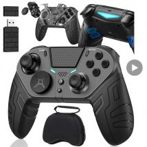 Kontroler do PS4 PS3 PS Playstation 4 3 PC Sterowanie Bezprzewodowy Bluetooth Mobilny Android TV Gamepad Gaming Game Pad Joystick Telefon