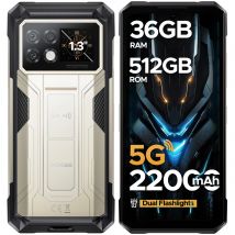 DOOGEE S200 Max 5G Rugged Phone 1.32" Rear Display Dual light Flashlight 16GB 512GB 22000mAh  6.72'' 120Hz Screen Smartphone NFC