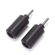 LQYL Motorcycle Black Carbon No Cut Frame Sliders Crash Falling Protection For YAMAHA FZ1 2006 2007 2008 2009 2010 2011