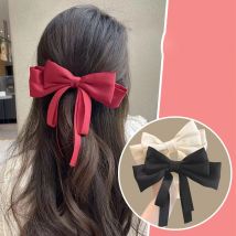 Mode Frühjahr Bänder Bögen Haar Clips Klaue Haarnadeln Für Frauen Mädchen Dame Headwear Barrettes Koreanische Pferdeschwanz Haar Zubehör