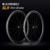 ELITEWHEELS SLR 700c Road Carbon Wheelset 3K Twill Brake Surface Ratchet System 36T Straight Pull Hub Clincher Rim Tubeless Rim