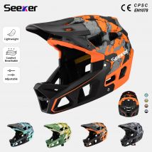 Seeker MTB erwachsene Helm Outdoor Off-road Helm Racing Downhill Männer Frauen Camouflage Voll Helm Fahrrad Reiten Schutzhelme